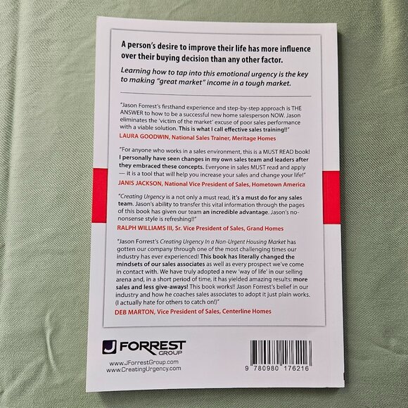 Creating Urgency in a Non-Urgent Housing Market - Paperback, by Jason Forrest - Picture 6 of 6